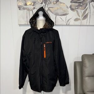 Realtree Black and Orange Raincoat for Men